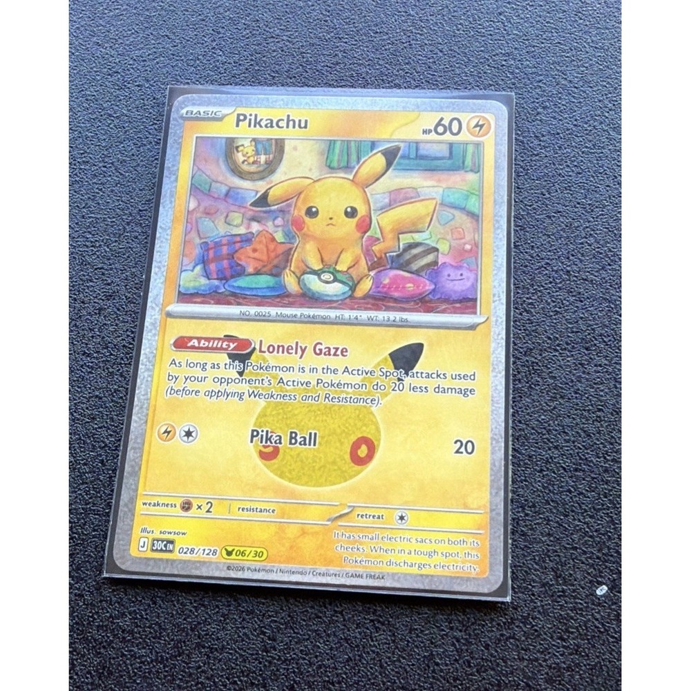Pikachu 028/128 30th Anniversary Pokemon
